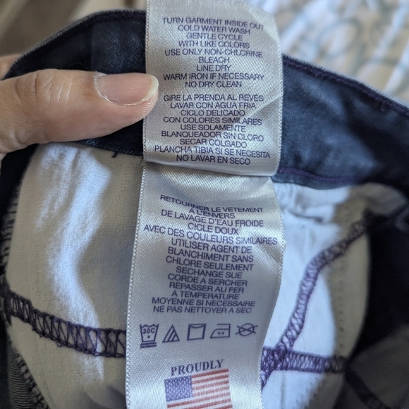 Not Your Daughter Jeans NYDJ Women 's Size 16 Bootcut Jeans Blue Lift Tuck Pants - Picture 11 of 13